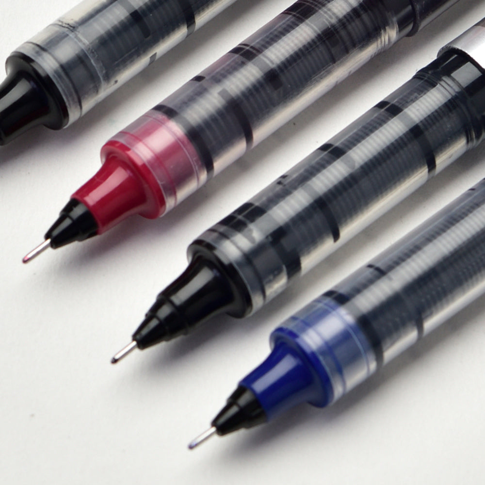 DELI S657 Rollerball Pen 12Pcs 0.5mm Liquid Ink Rollerball Ballpoint Pens for Writing - Black DELI S657 Rollerball Pen 12Pcs 0.5mm Liquid Ink Rollerball Ballpoint Pens for Writing - Black